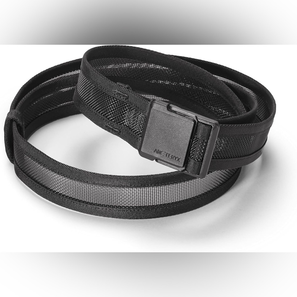Arc'teryx Black Elastic Headband with Adjustable Slider
